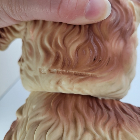 VTG Edward Mobley 60s Rubber Arrow Toy Squeak Puppy Dog Head Sleepy Eye Winky - Picture 8 of 10